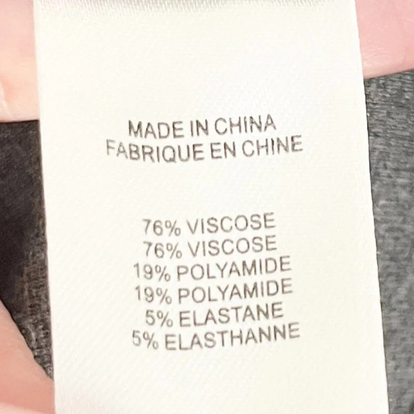 Theory Gray Becca Puff Sleeve Pullover Mini Shift Dress Women's Size Small - Picture 7 of 8